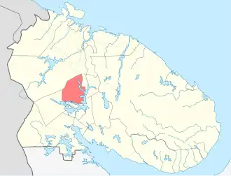 Localisation de Okroug municipal de Montchegorsk