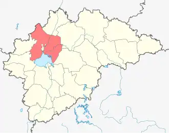 Localisation de Raïon de Novgorod