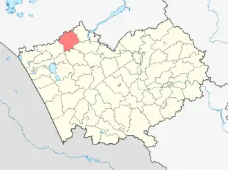 Localisation de Raïon de Pankrouchikha