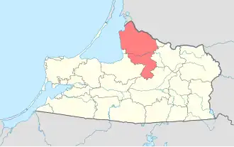 Localisation de Raïon de Slavsk