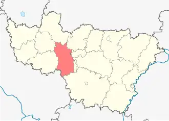 Localisation de Raïon de Sobinka