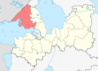 Localisation de Raïon de Vyborg