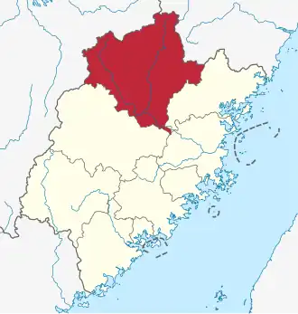 Localisation de Nanping