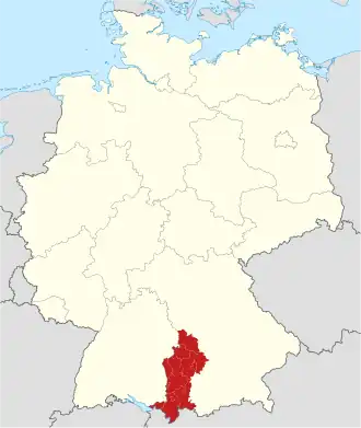 Localisation de District de Souabe