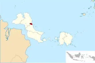 Localisation de Pangkal Pinang