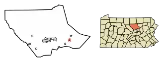 Localisation de Hughesville