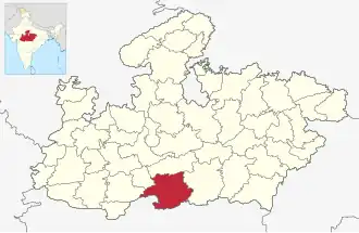Localisation de District de Betul