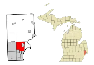 Localisation de Clinton Township