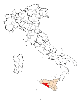 Localisation de Libre consortium municipal d'Agrigente