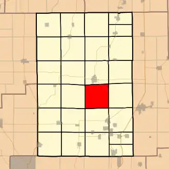 Localisation de Brushy Mound Township