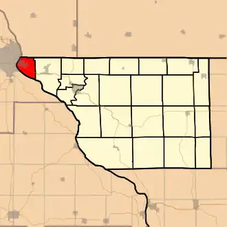Localisation de Dunleith Township