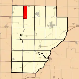 Localisation de Ellisville Township