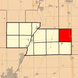 Localisation de Evans Township