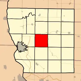 Localisation de Gilmer Township