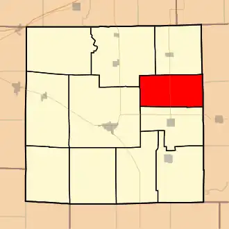 Localisation de Hunt City Township