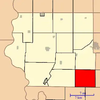 Localisation de Locust Grove Township