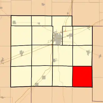 Localisation de Lucas Township