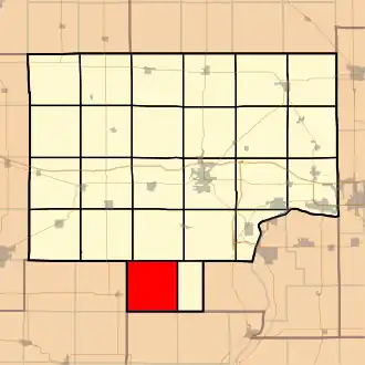 Localisation de Milo Township