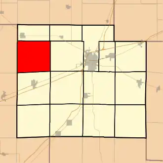 Localisation de Moccasin Township
