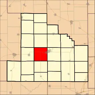 Localisation de Rose Township