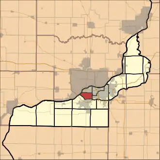 Localisation de South Rock Island Township