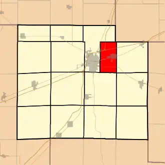 Localisation de Teutopolis Township