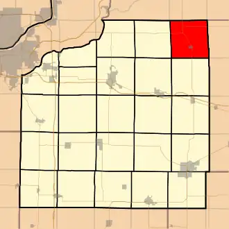 Localisation de Yorktown Township