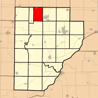 Localisation de Young Hickory Township