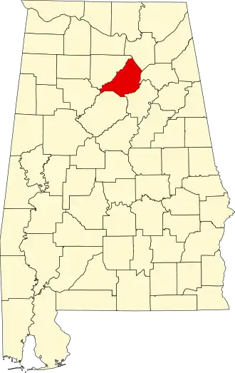 Localisation de Comté de Blount(Blount County)