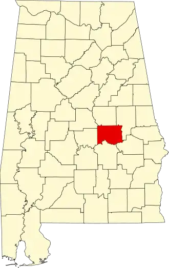 Localisation de Comté d'Elmore(Elmore County)