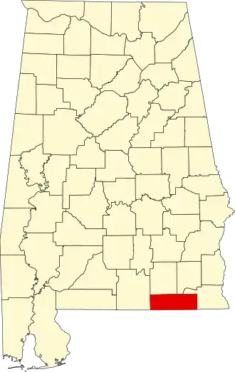 Localisation de Comté de Geneva(Geneva County)