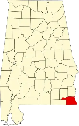 Localisation de Comté de Houston(Houston County)