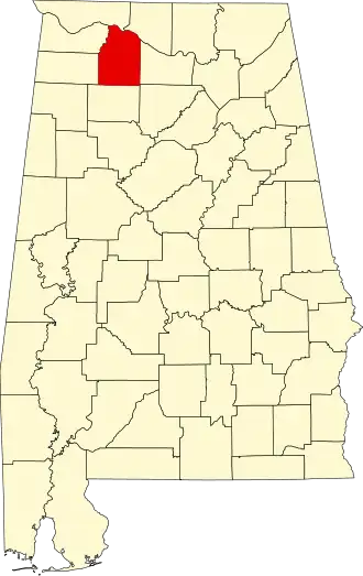 Localisation de Comté de Lawrence(Lawrence County)