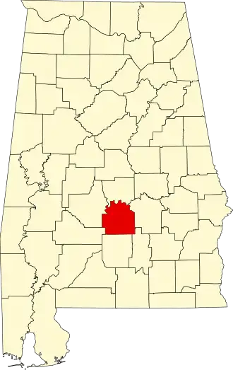 Localisation de Comté de Lowndes(Lowndes County)