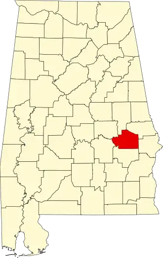 Localisation de Comté de Macon(Macon County)