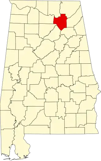 Localisation de Comté de Marshall(Marshall County)
