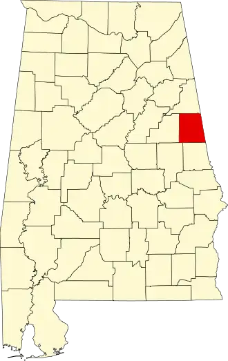 Localisation de Comté de Randolph(Randolph County)
