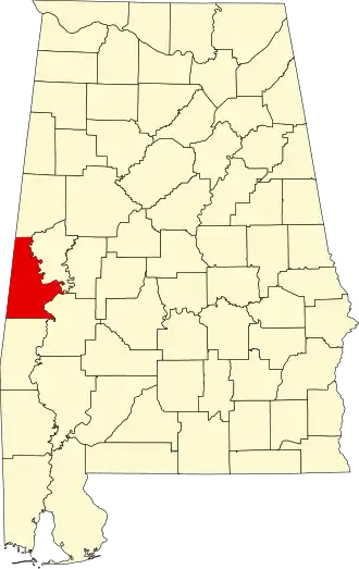 Localisation de Comté de Sumter(Sumter County)