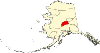 Localisation de Denali Borough, Alaska