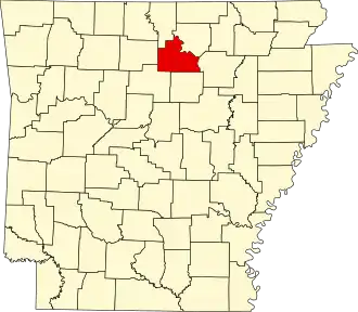 Localisation de Stone County, Arkansas