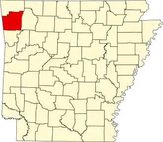 Localisation de Comté de Washington(Washington County)