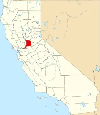 Localisation de Comté de Sacramento(en) Sacramento County