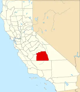Localisation de Comté de Tulare(en) Tulare County