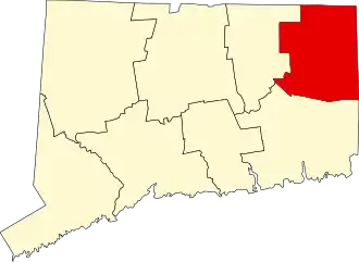 Localisation de Comté de Windham(Windham County)