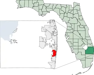 Localisation de Boynton Beach