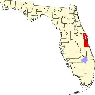 Localisation de Comté de Brevard(Brevard County)