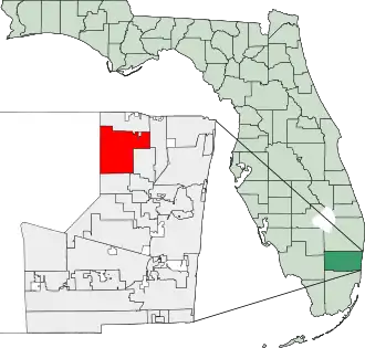 Localisation de Coral Springs