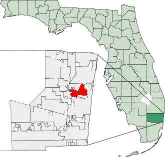 Localisation de Oakland Park