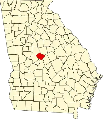 Localisation de Comté de Bibb(Bibb County)