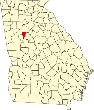 Localisation de Comté de Clayton(Clayton County)